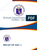 School Improvement Plan: Orientation - Day 2