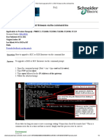 How To Upgrade A ECC or EGX Firmware Via The Command Line