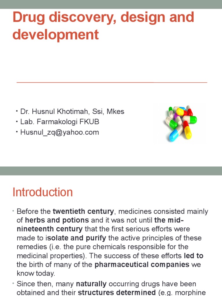 Drug Discovery and Development Process | PDF | Docking (Molecular ...