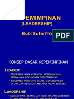 Kepemimpinan Leadership Budi Sulistyo