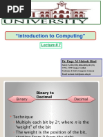 Introduction To Computing