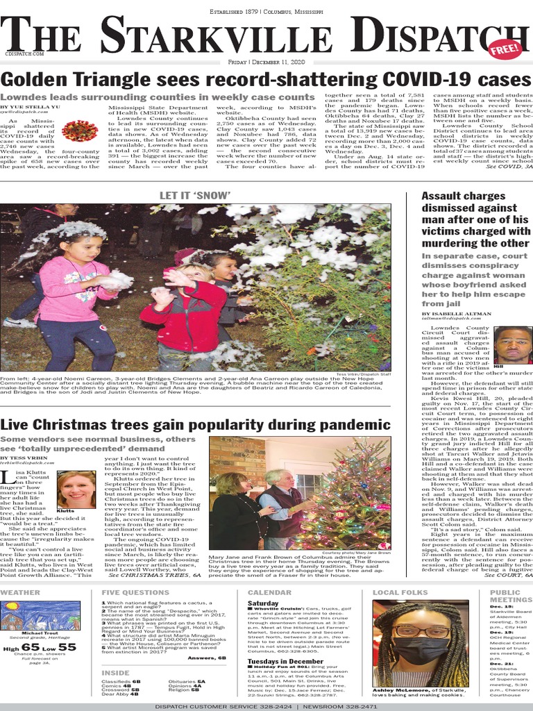 Starkville Dispatch Eedition 12-11-20 | PDF | Public Sphere | Government