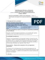 Guia de Actividades y Rúbrica de Evaluación - Unidad 2 - Tarea 3 - Identificación Del Papel de La Ingeniería Electrónica en La Industria 4.0