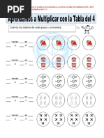 La Multiplicacion para Segundo Grado de Primaria | PDF | Multiplicación ...