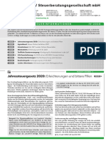 LHV Steuerberatung Steuerinformation Landwirtschaft Q4 2020