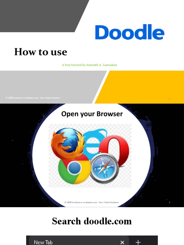 Doodle Tutorial | PDF | Application Software | Online Services