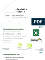 Excel For Analytics Nivel 1 - Sesión 2