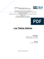 Luis Mendoza Derecho Mercantil Titulos Valores 3RO M