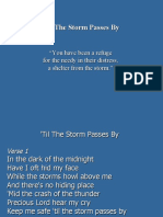 'Til The Storm Passes by - Lyrics, 3-14-10