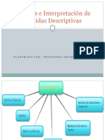 Análisis e Interpretación de Medidas Descriptivas