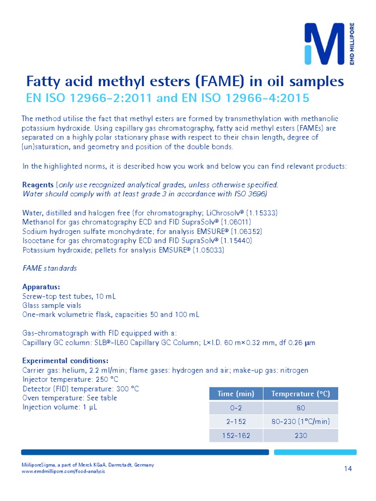fatty-acid-methyl-esters-fame-in-oil-samples-en-iso-12966-2-2011-and