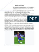 Referat Depre Fotbal