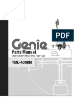Parts Manual: Serial Number TML01-01 To TML01-225