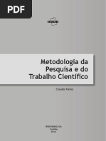 Aula 1 Metodologia da Ciência