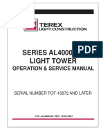 Series Al4000 Au Light Tower: Operation & Service Manual