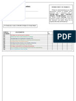 Attitude Likert Scale Statements