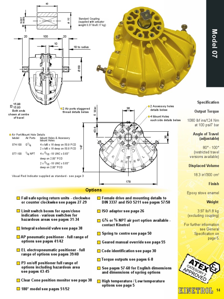 ITEM 2-Rotary - Actuator - P15 - 07 | PDF | Machines | Manufactured Goods