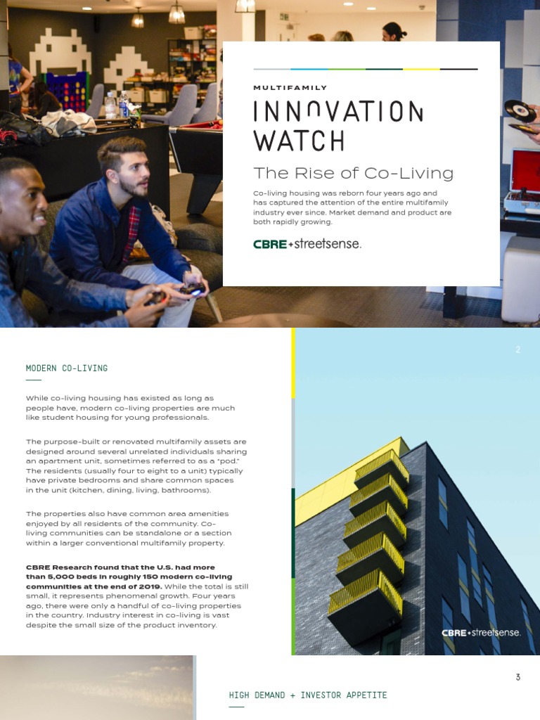 CBRE - InnovationWatch - January 2020 The Rise of Co Living | PDF ...