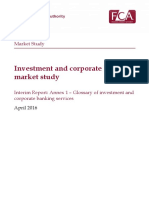 Investment and Corporate Banking Market Study