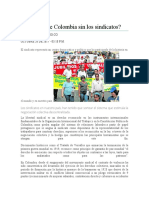 Importancia de los sindicatos en Colombia