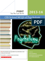 Solved MCQS of Psychology PDF