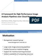 A Framework For High Performance Image Analysis Pipelines Over Cloud Resources