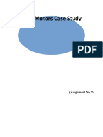Ford Motors Case Study Analysis