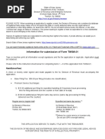 Information For Submission of Form TMSM-01: Remittance/Fees