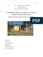 Informe Comision Vecinal