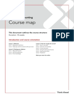 Financial Accounting FA FFA Course Map