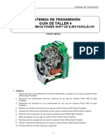 Sistemas de Transmisión Guía de Taller 4: Caja de Cambios Power Shift de Ejes Paralelos