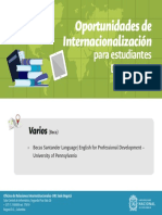 Oportunidades de Internacionalización: para Estudiantes Diciembre