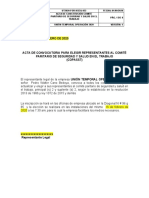 Ut2020-For-Hseq-023 Acta Constitucion Comite Paritario de Seguridad y Salud en El Trabajo