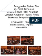 LAWATAN PENGGREDAN SISTEM STAR RATING-PIHAK BERKUASA TEMPATAN (SSR-PBT) KE 2 & LAWATAN ANUGERAH INNOVASI PIHAK BERKUASA TEMPATAN 2010 