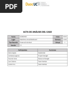 1.2 Acta de Análisis Del Caso