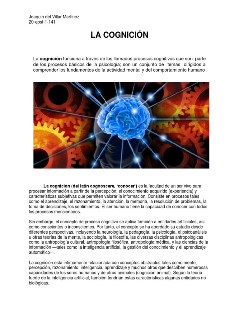 Biología de La Cognición y Emoción PDF | PDF | Percepción | Memoria