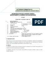 Sílabo Formativa IV