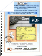 Est Def. Construcción Pte Chacanto y Accesos - Inf N.4 Exp Tec - Vol N. 1 Mem Descriptiva