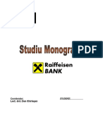 Monografie Bancara - Raiffeisen Bank