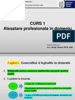 Curs 1 Generalitati, Atesatare Profesionala