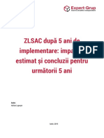 ZLSAC după 5 ani de implementare