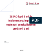 ZLSAC După 5 Ani de Implementare: Impactul Estimat Și Concluzii Pentru Următorii 5 Ani