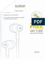 Manual - Headphone DefenderShield - Radiation Free Air Tube