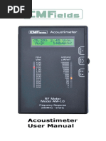 Manual de Usuario - Acoustimeter - Medidor - Modelo AM-10