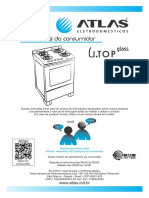 Manual Do Consumidor - Fogao Atlas U.top Glass - 5 Bocas