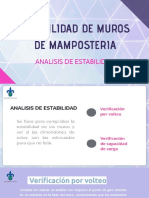 Estabilidad de Muros de Mamposteria PDF