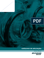 Catálogo de aplicação de turbos Biagio para motores Diesel