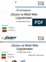jQuery ve Mobil Web Uygulamaları