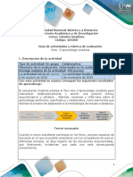 Guía de actividades y rúbrica de evaluación - Unidad 2 - Reto 3 - Aprendizaje Unadista