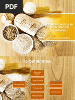 8. Carbohidratos en la nutrición humana